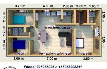 105 m2 opción 1