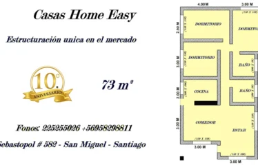 73 m2 opción 2