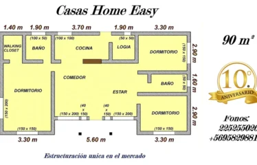 90 m2 opción 1