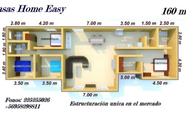 160 m2 opción 1
