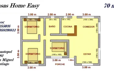 70 m2 opción 1