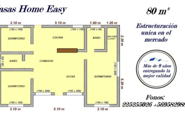 80 m2 opción 1